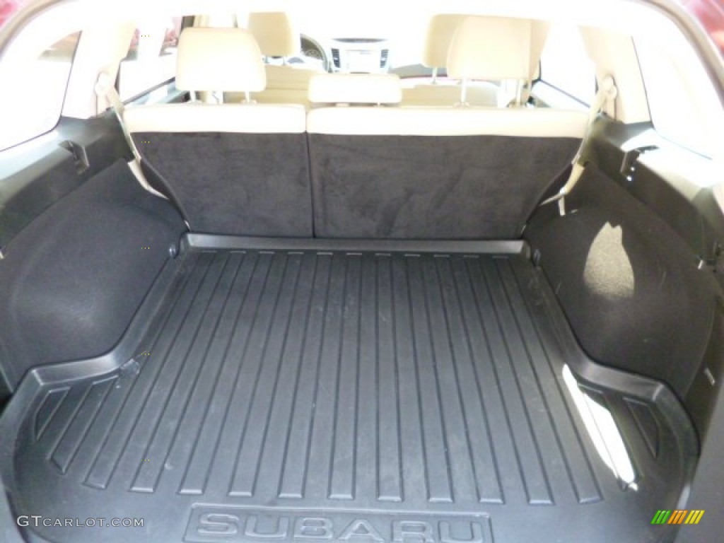 2011 Outback 2.5i Limited Wagon - Ruby Red Pearl / Warm Ivory photo #12