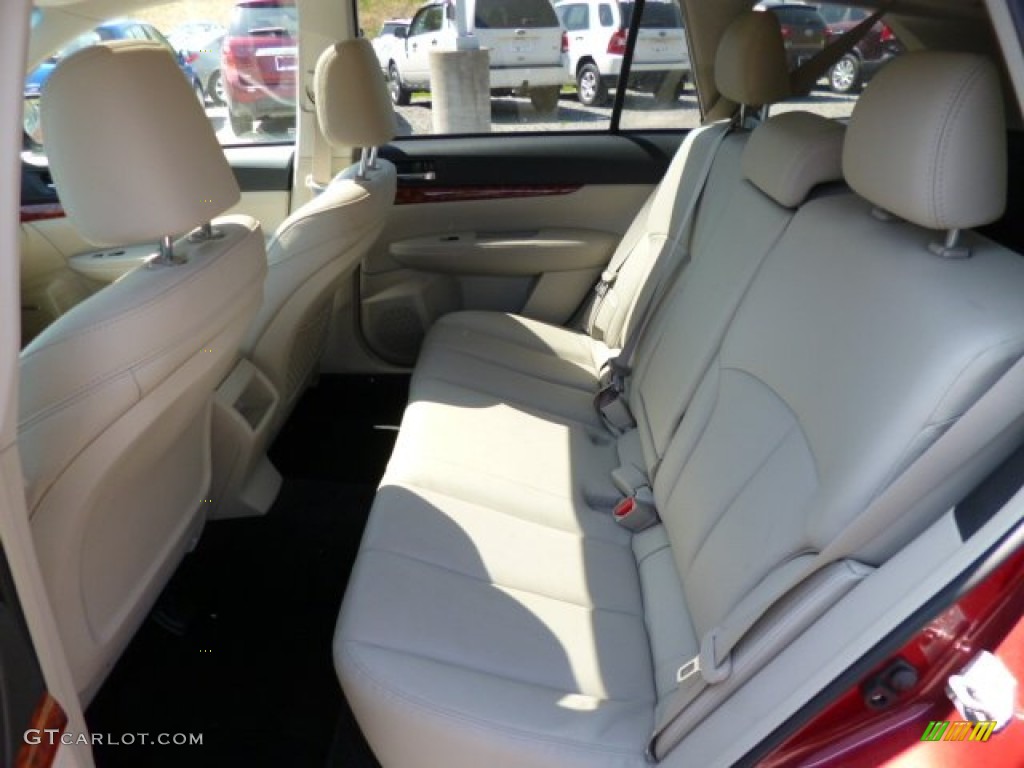 2011 Outback 2.5i Limited Wagon - Ruby Red Pearl / Warm Ivory photo #13