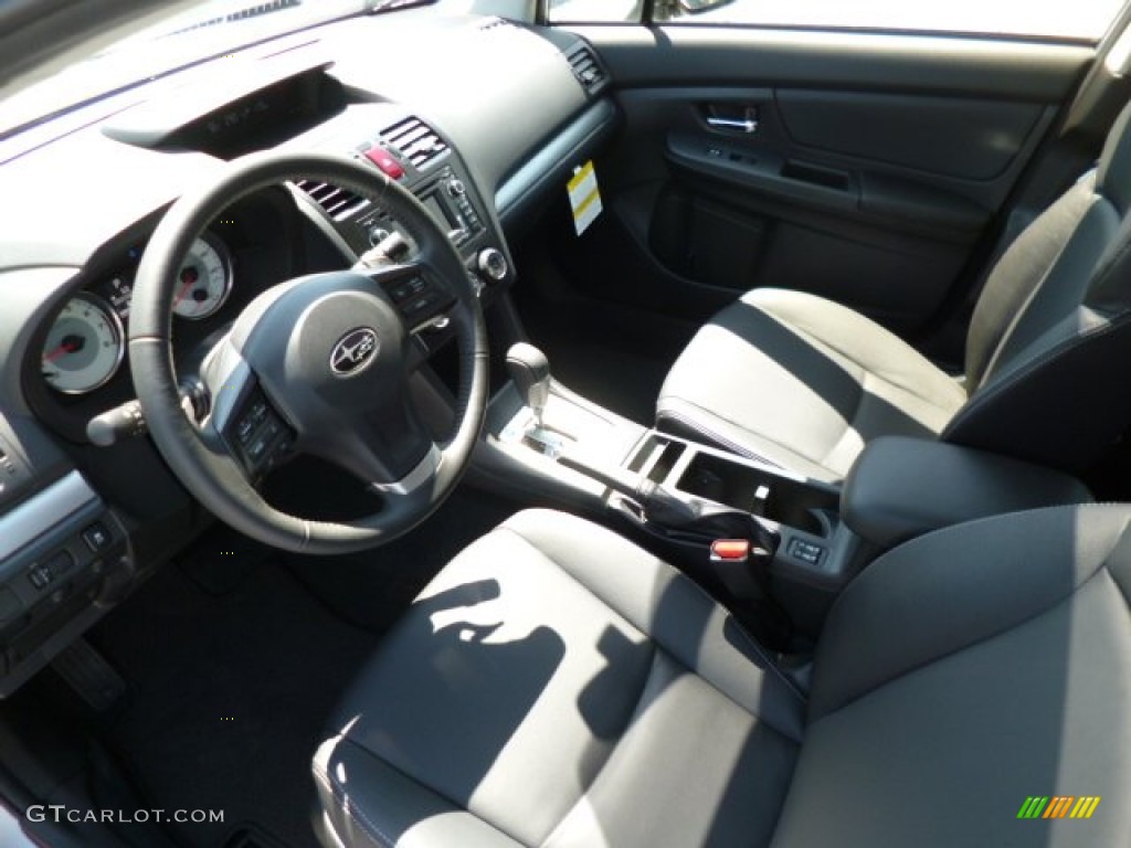 Black Interior 2013 Subaru Impreza 2.0i Limited 5 Door Photo #80315571