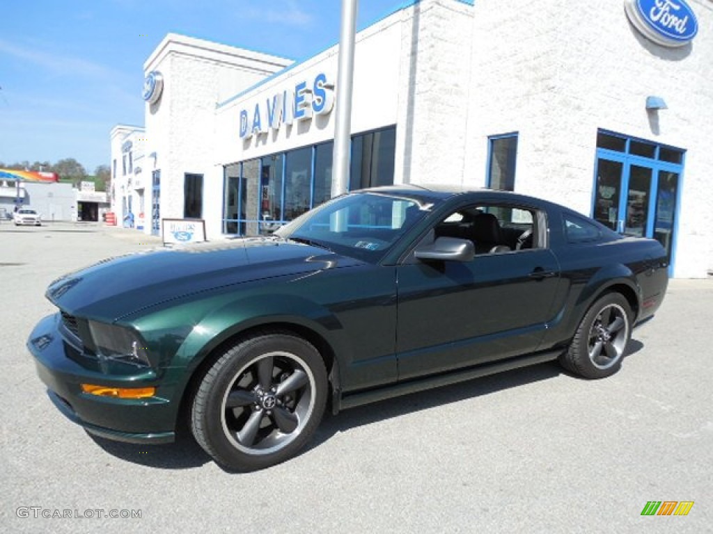 2008 Mustang Bullitt Coupe - Highland Green Metallic / Dark Charcoal photo #1