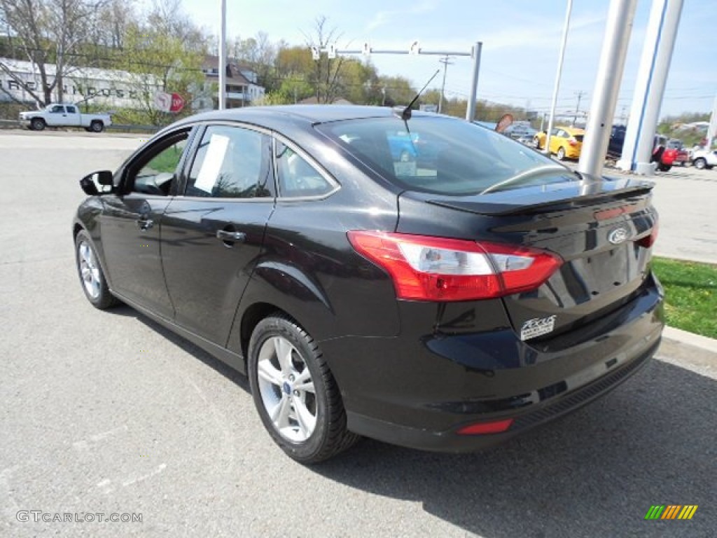 2012 Focus SE Sport Sedan - Tuxedo Black Metallic / Two-Tone Sport photo #3