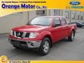 2007 Red Alert Nissan Frontier SE Crew Cab 4x4  photo #1