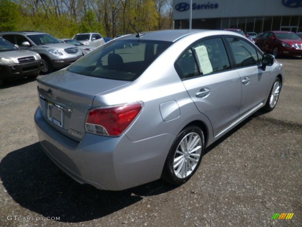 2012 Impreza 2.0i Limited 4 Door - Ice Silver Metallic / Black photo #7