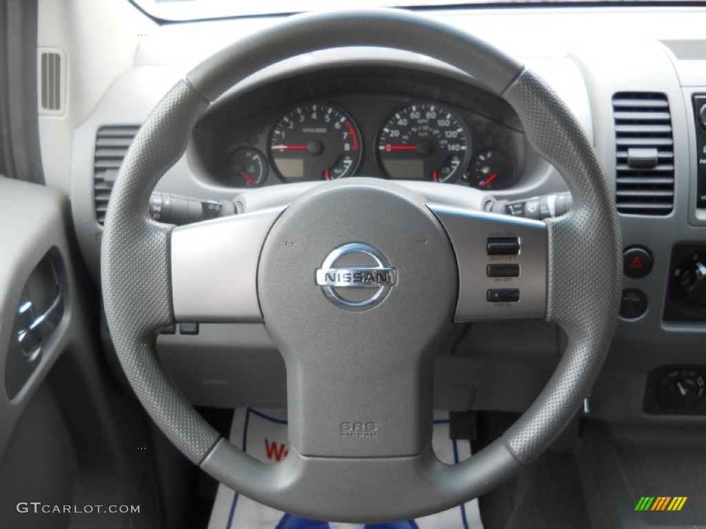 2007 Nissan Frontier SE Crew Cab 4x4 Steel Steering Wheel Photo #80317234