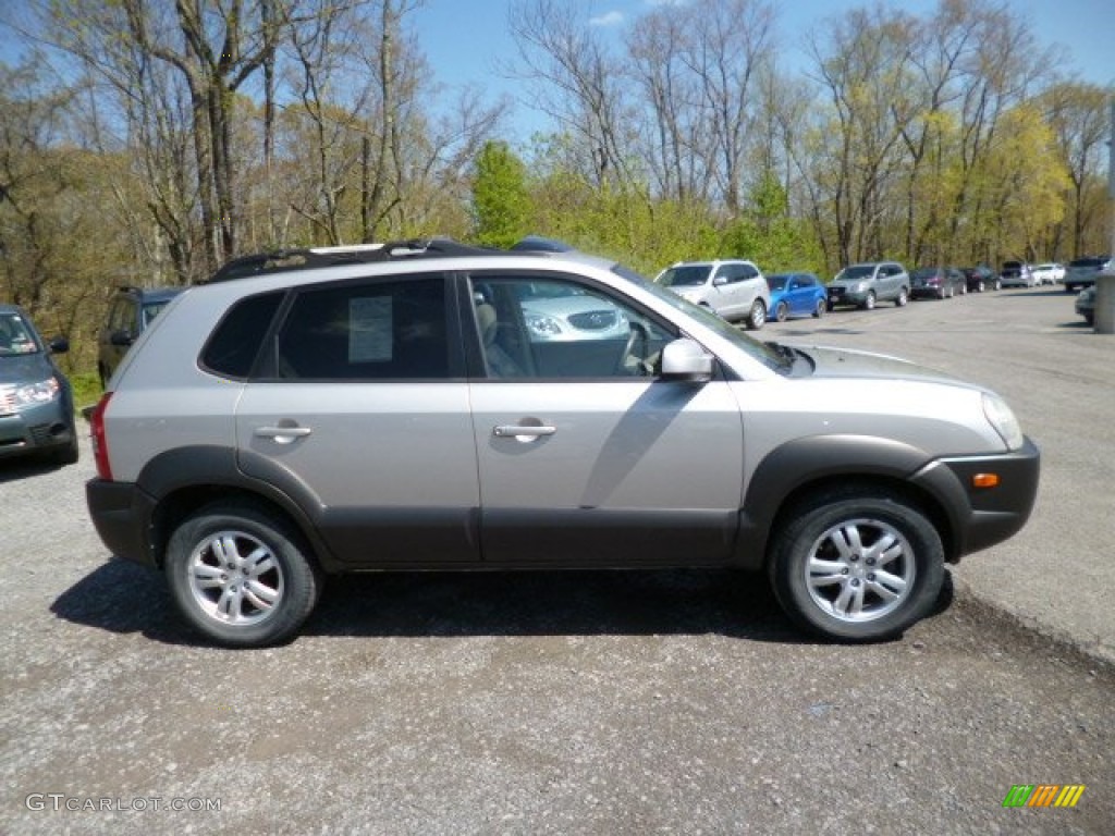 Sahara Silver 2006 Hyundai Tucson GLS V6 4x4 Exterior Photo #80317382