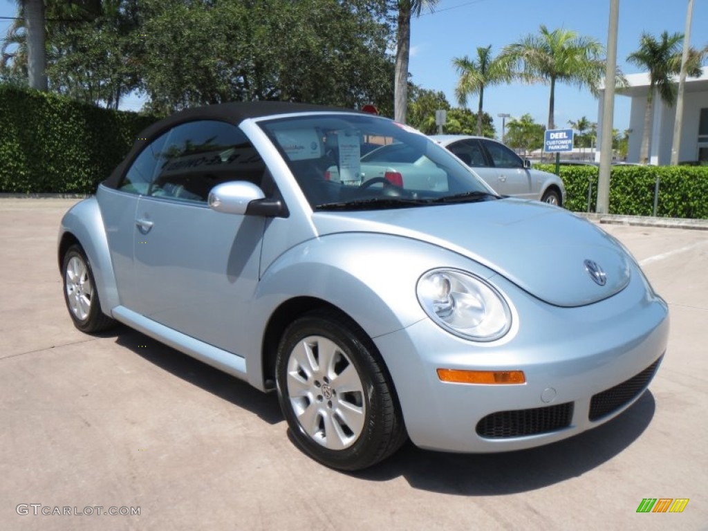 2010 New Beetle 2.5 Convertible - Heaven Blue Metallic / Black photo #7