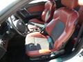 SE Red Leather/Black Sport Grip 2008 Hyundai Tiburon SE Interior Color