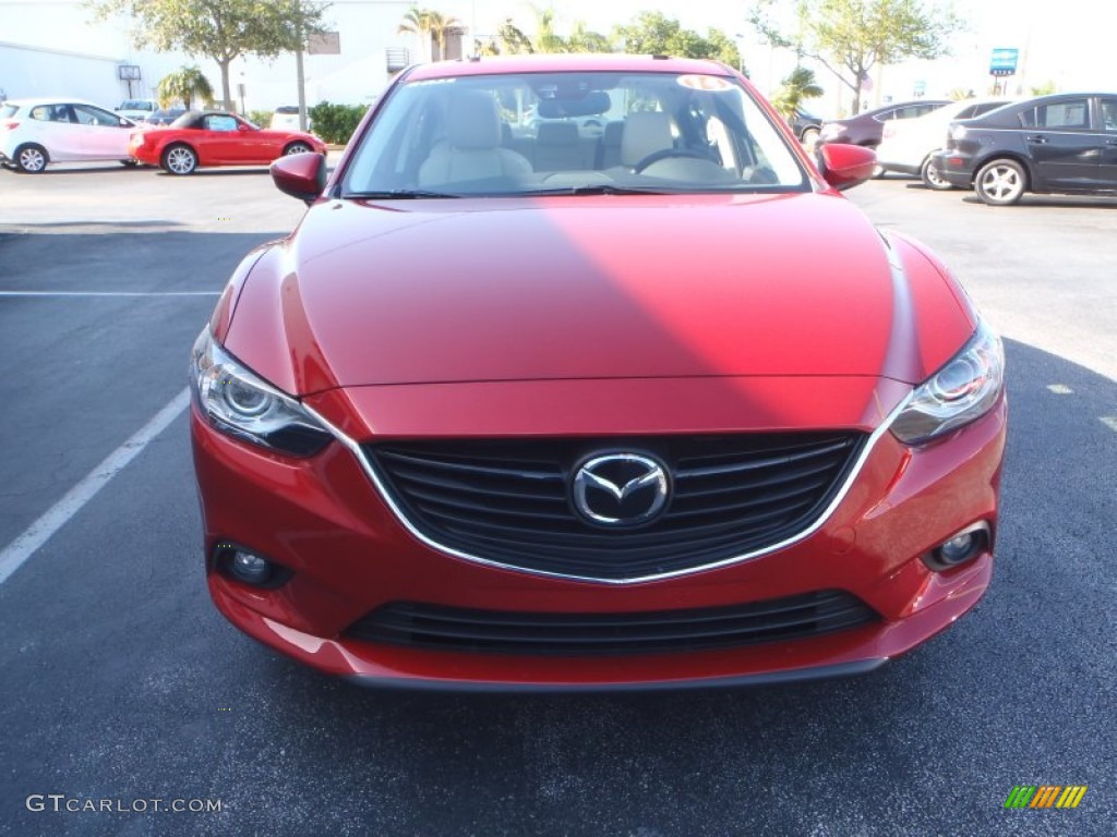 2014 MAZDA6 Grand Touring - Soul Red Mica / Black photo #2