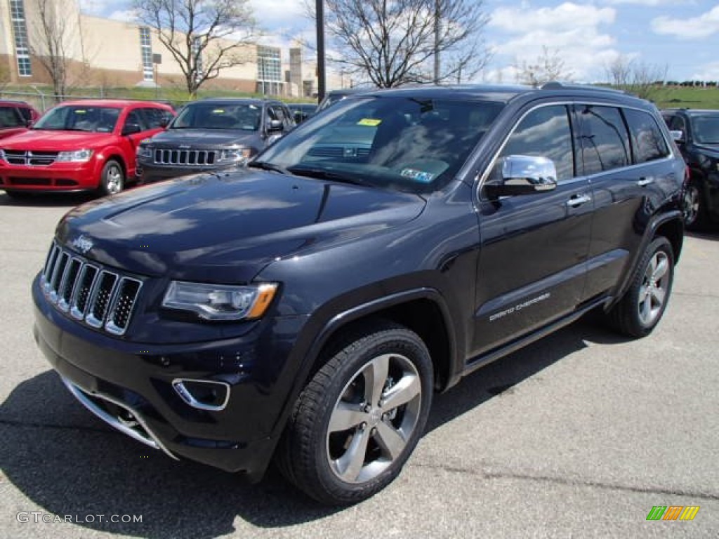 2014 Grand Cherokee Overland 4x4 - Maximum Steel Metallic / Overland Morocco Black photo #2