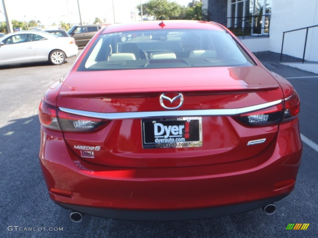 2014 MAZDA6 Grand Touring - Soul Red Mica / Black photo #5