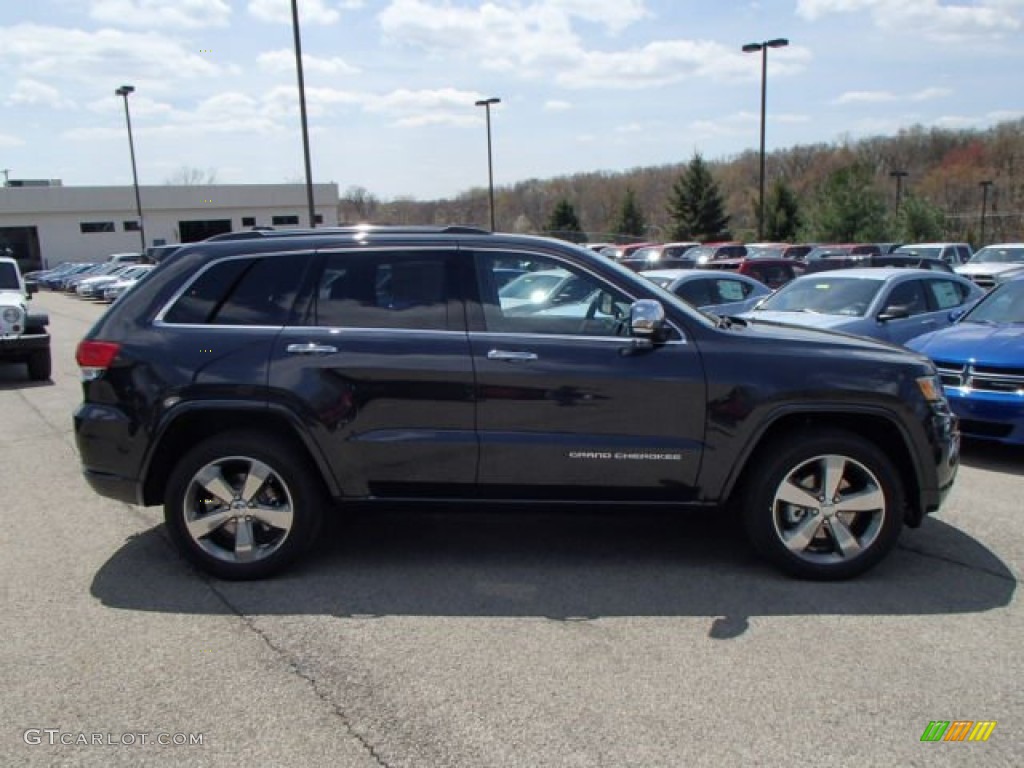 2014 Grand Cherokee Overland 4x4 - Maximum Steel Metallic / Overland Morocco Black photo #5