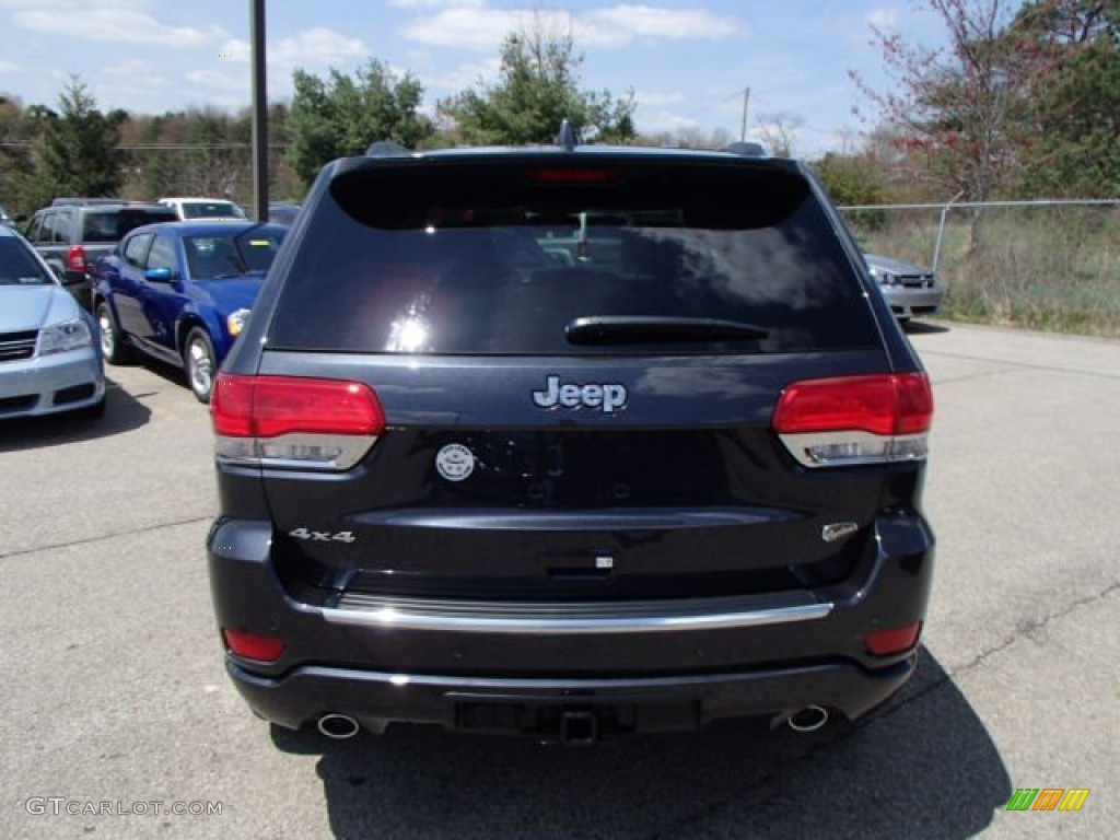 2014 Grand Cherokee Overland 4x4 - Maximum Steel Metallic / Overland Morocco Black photo #7