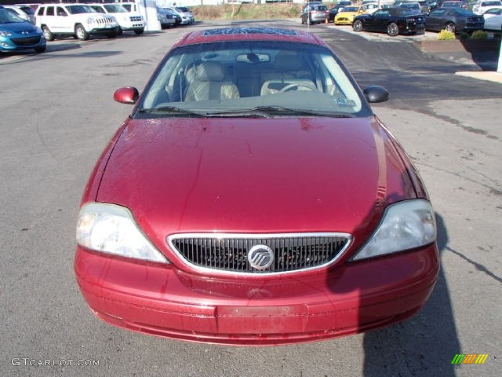 2003 Sable LS Premium Sedan - Matador Red Metallic / Medium Parchment photo #3