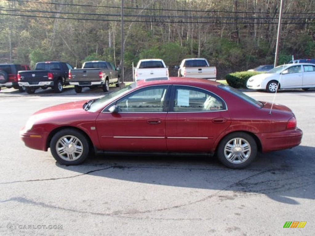2003 Sable LS Premium Sedan - Matador Red Metallic / Medium Parchment photo #5