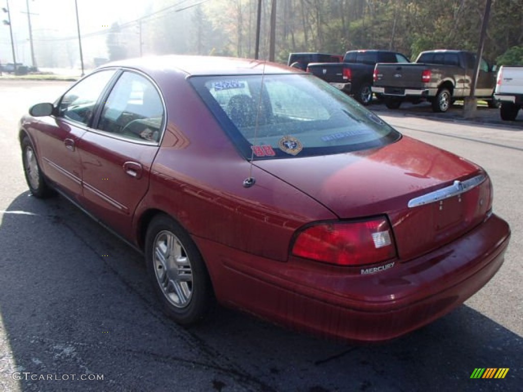 2003 Sable LS Premium Sedan - Matador Red Metallic / Medium Parchment photo #6