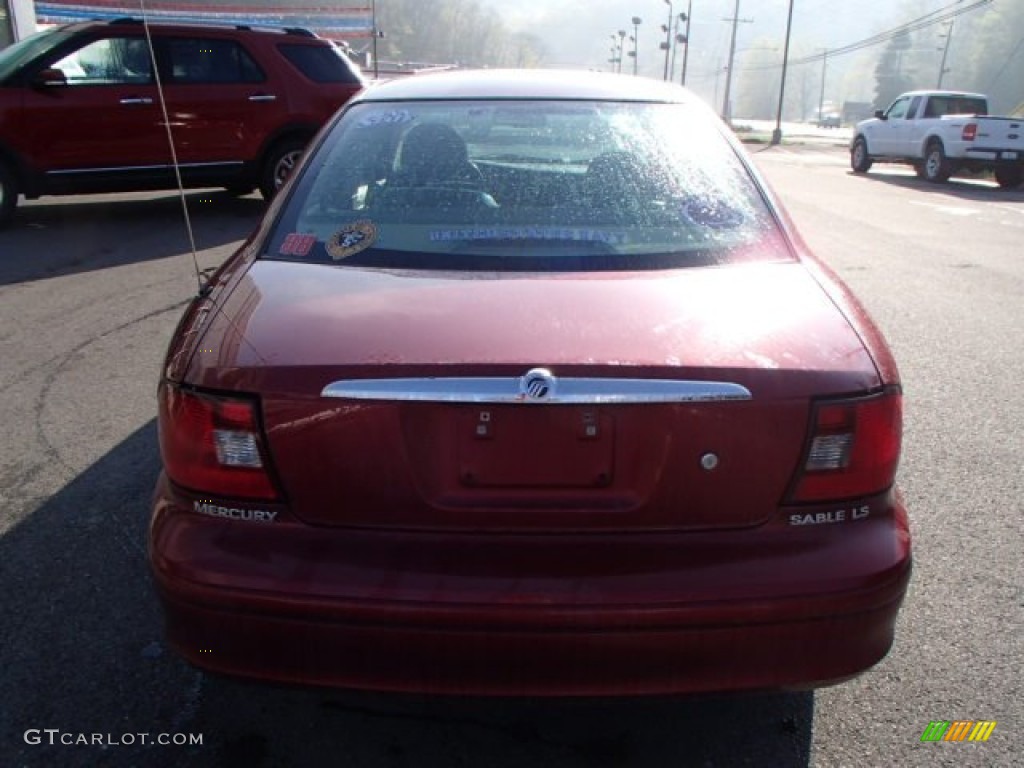 2003 Sable LS Premium Sedan - Matador Red Metallic / Medium Parchment photo #7