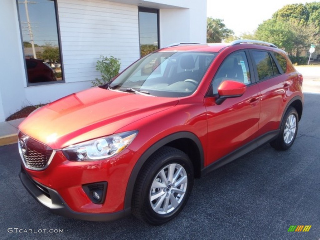 2014 CX-5 Touring - Soul Red Metallic / Black photo #1