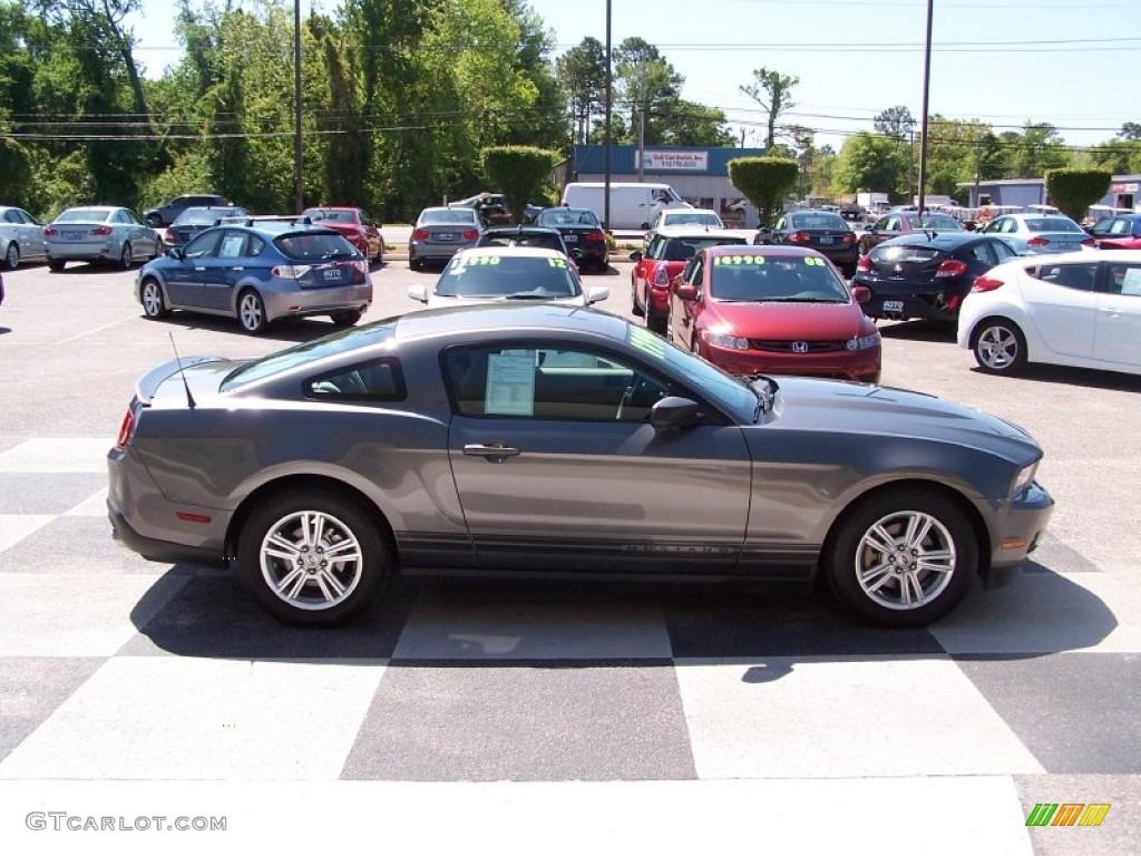 2011 Mustang V6 Coupe - Sterling Gray Metallic / Stone photo #3