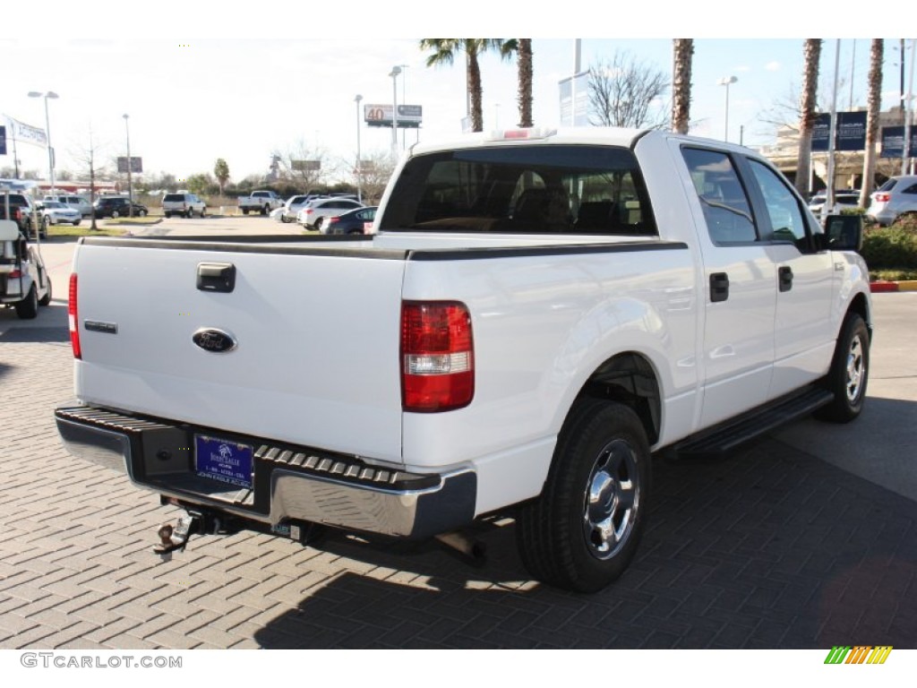 2006 F150 XLT SuperCrew - Oxford White / Tan photo #8