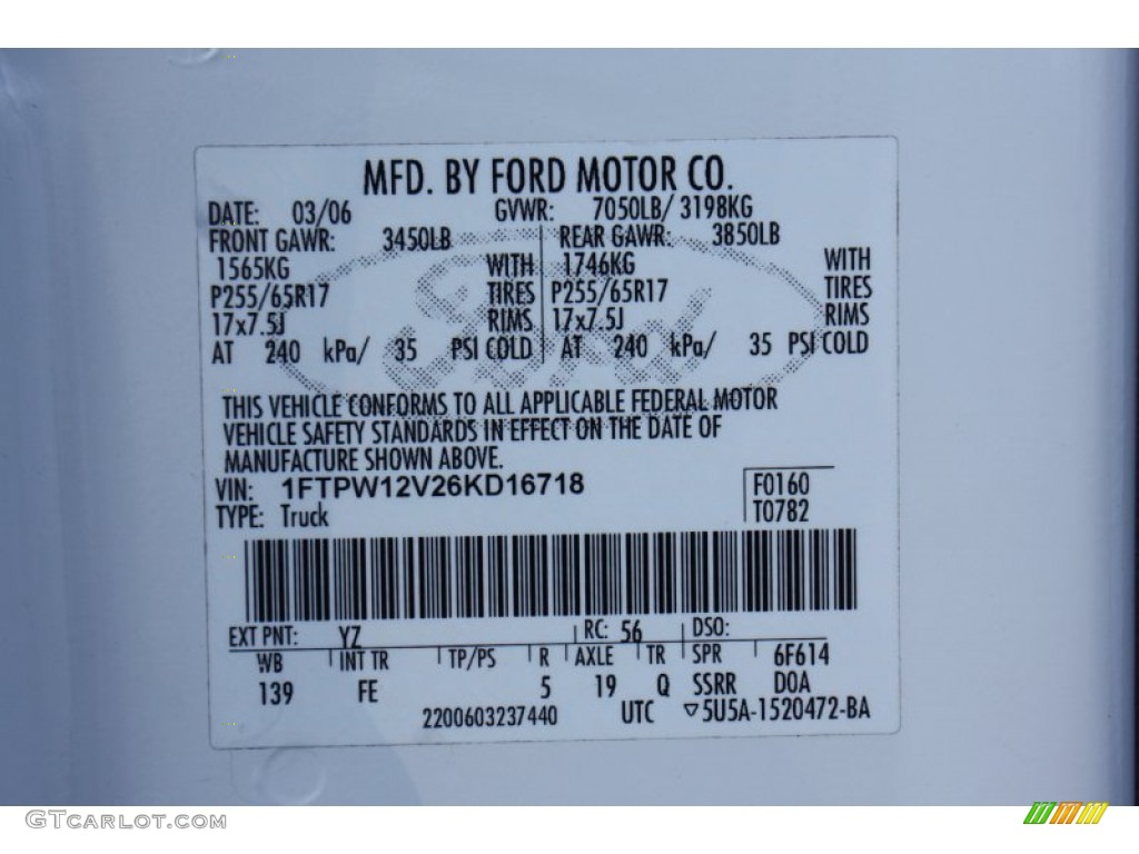 2006 F150 XLT SuperCrew - Oxford White / Tan photo #30