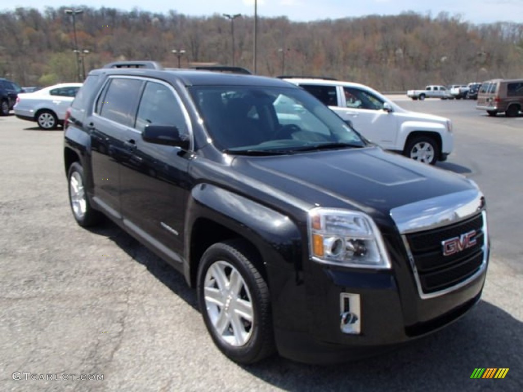 Carbon Black Metallic 2011 GMC Terrain SLE AWD Exterior Photo #80320697