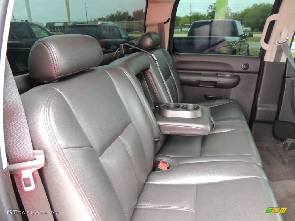 Ebony Interior 2010 GMC Sierra 1500 SLE Crew Cab Photo #80321297