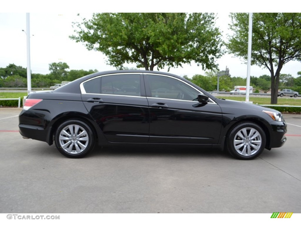 Crystal Black Pearl 2012 Honda Accord EX-L Sedan Exterior Photo #80321393