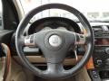 Tan 2007 Saturn VUE V6 Steering Wheel