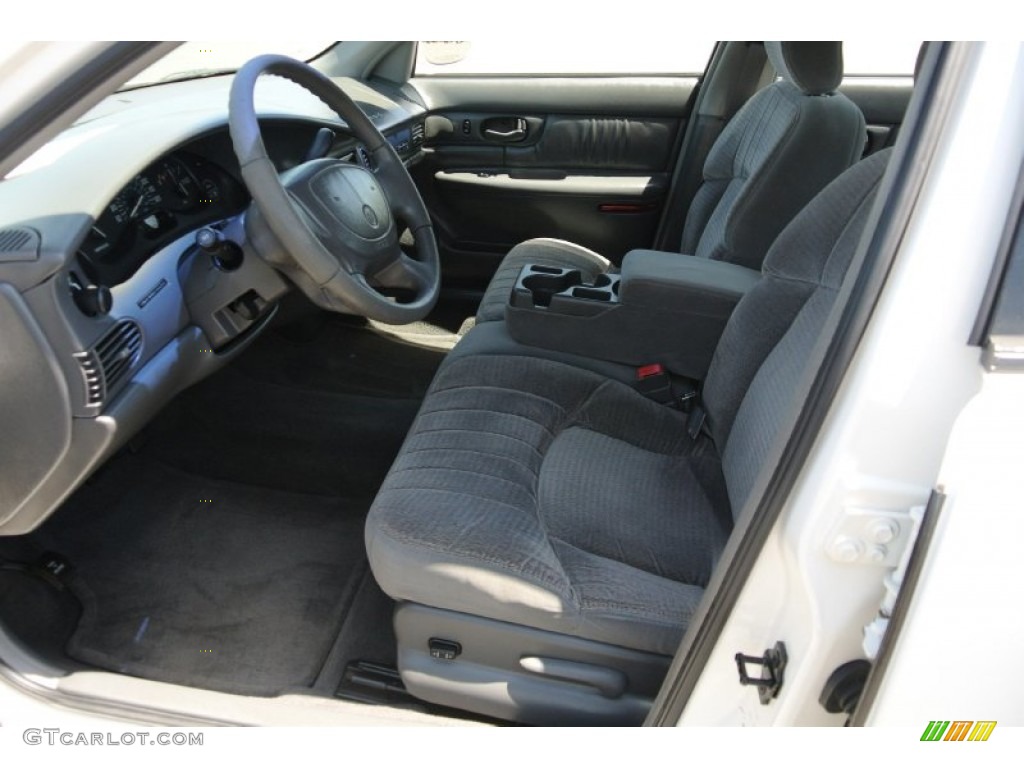 Graphite Interior 2002 Buick Century Custom Photo #80322023