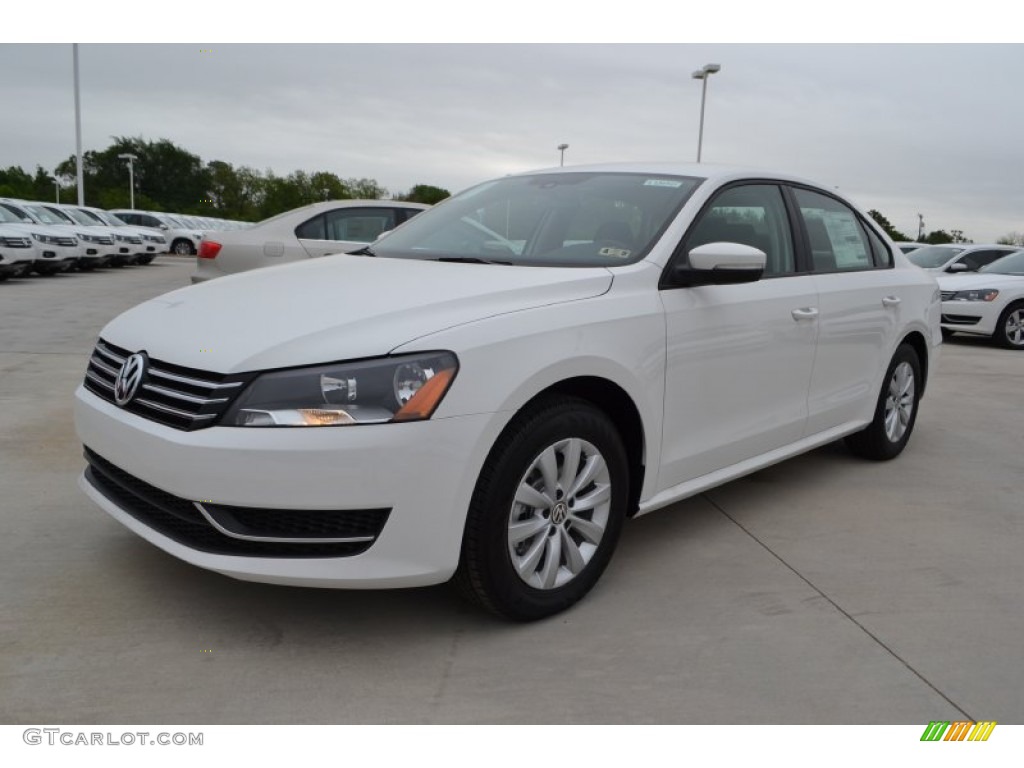 2013 Passat 2.5L S - Candy White / Titan Black photo #1