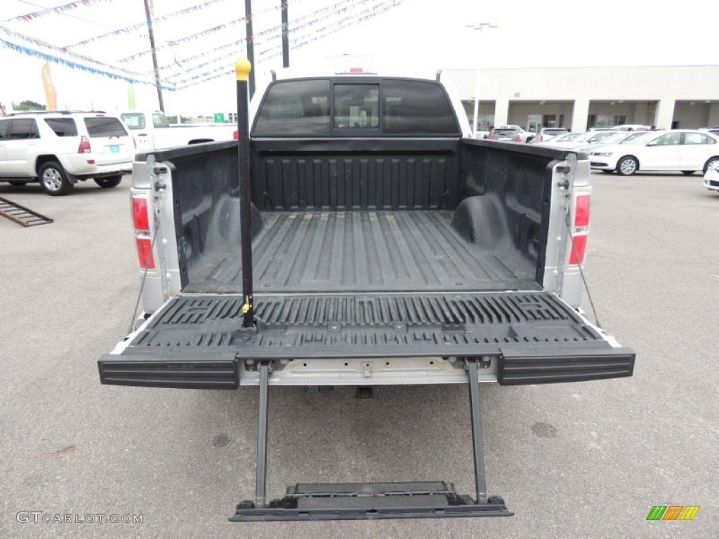 2010 F150 Platinum SuperCrew 4x4 - Ingot Silver Metallic / Sienna Brown Leather/Black photo #5