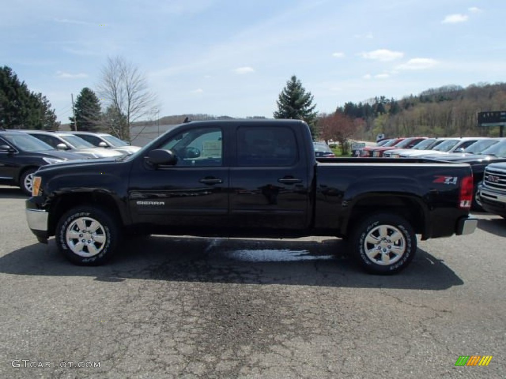 2013 Sierra 1500 SLE Crew Cab 4x4 - Onyx Black / Ebony photo #1