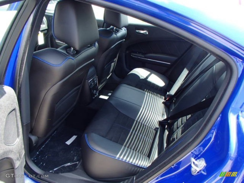 Daytona Edition Black/Blue Interior 2013 Dodge Charger R/T Daytona Photo #80323841