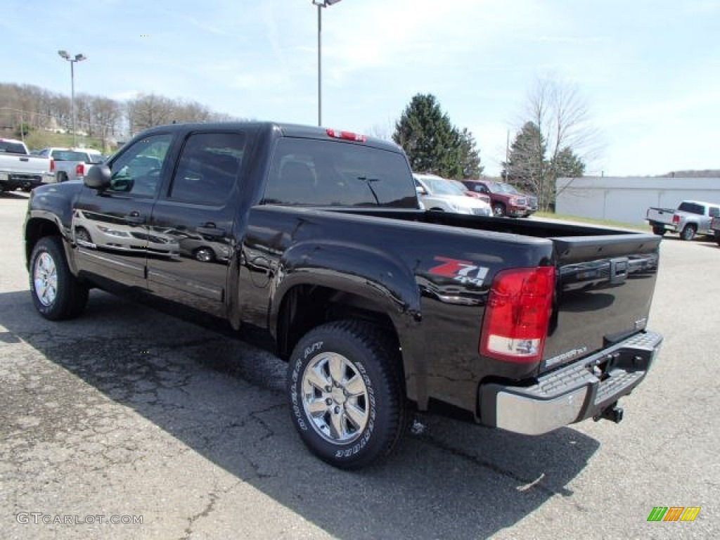 2013 Sierra 1500 SLT Crew Cab 4x4 - Onyx Black / Ebony photo #8