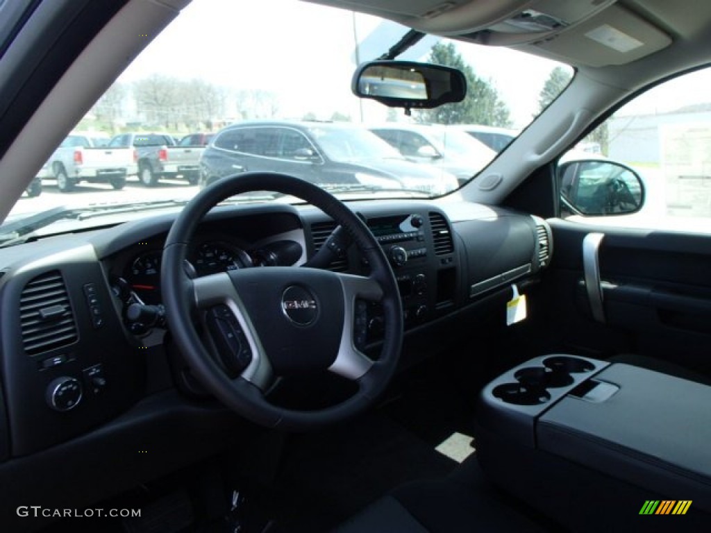 2013 Sierra 1500 SLT Crew Cab 4x4 - Onyx Black / Ebony photo #10