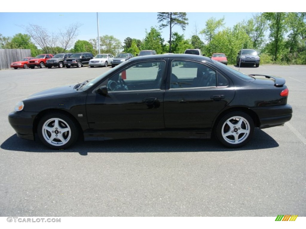 2000 Contour SVT - Black / Midnight Blue SVT Leather photo #3