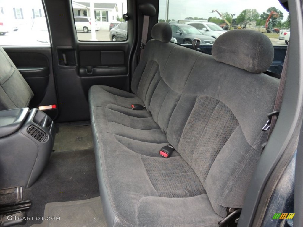 2002 Chevrolet Silverado 1500 LS Extended Cab Rear Seat Photo #80324360