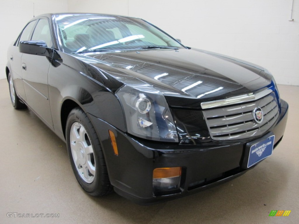 2003 CTS Sedan - Sable Black / Light Neutral photo #1