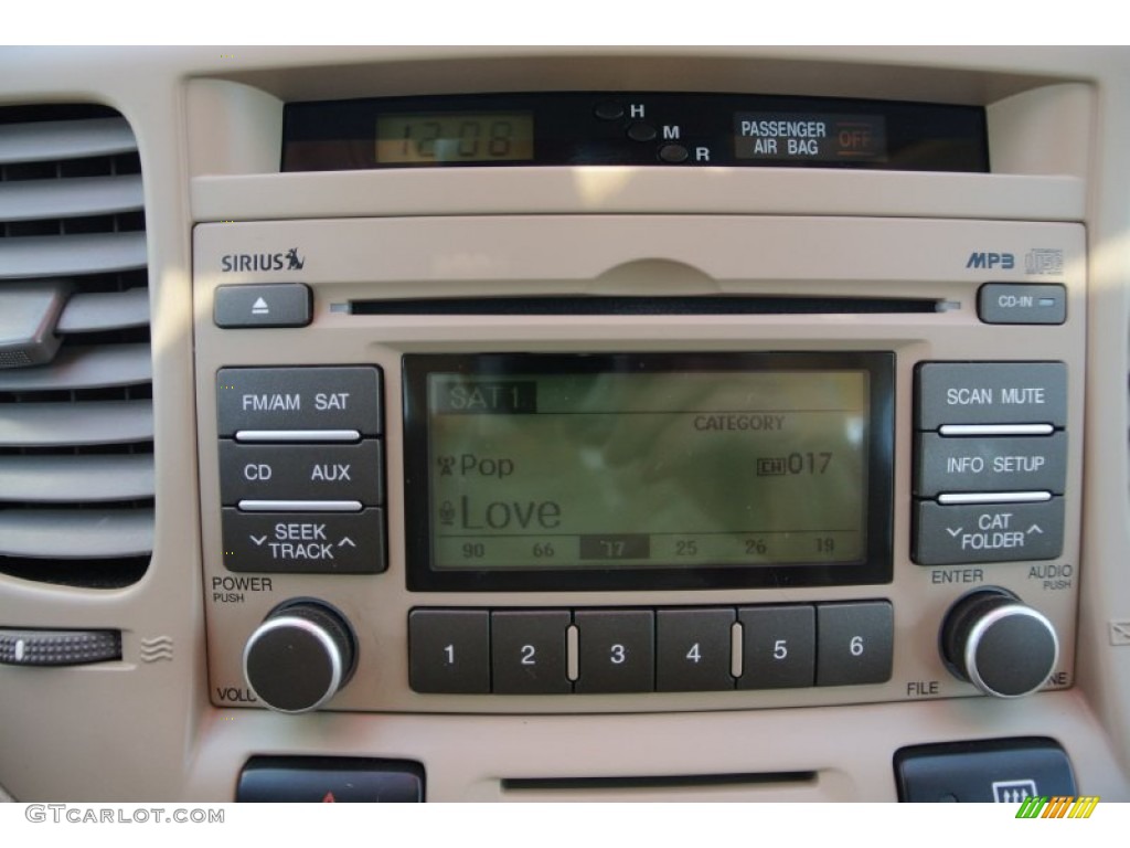 2009 Kia Rio LX Sedan Audio System Photo #80324771