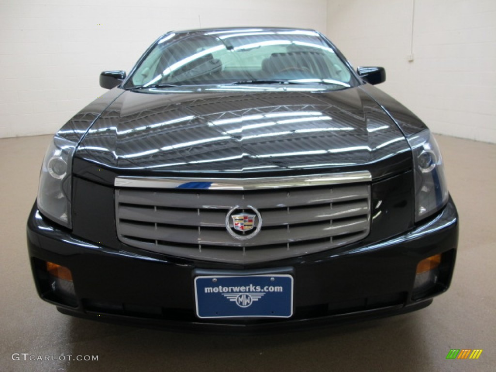 2003 CTS Sedan - Sable Black / Light Neutral photo #2