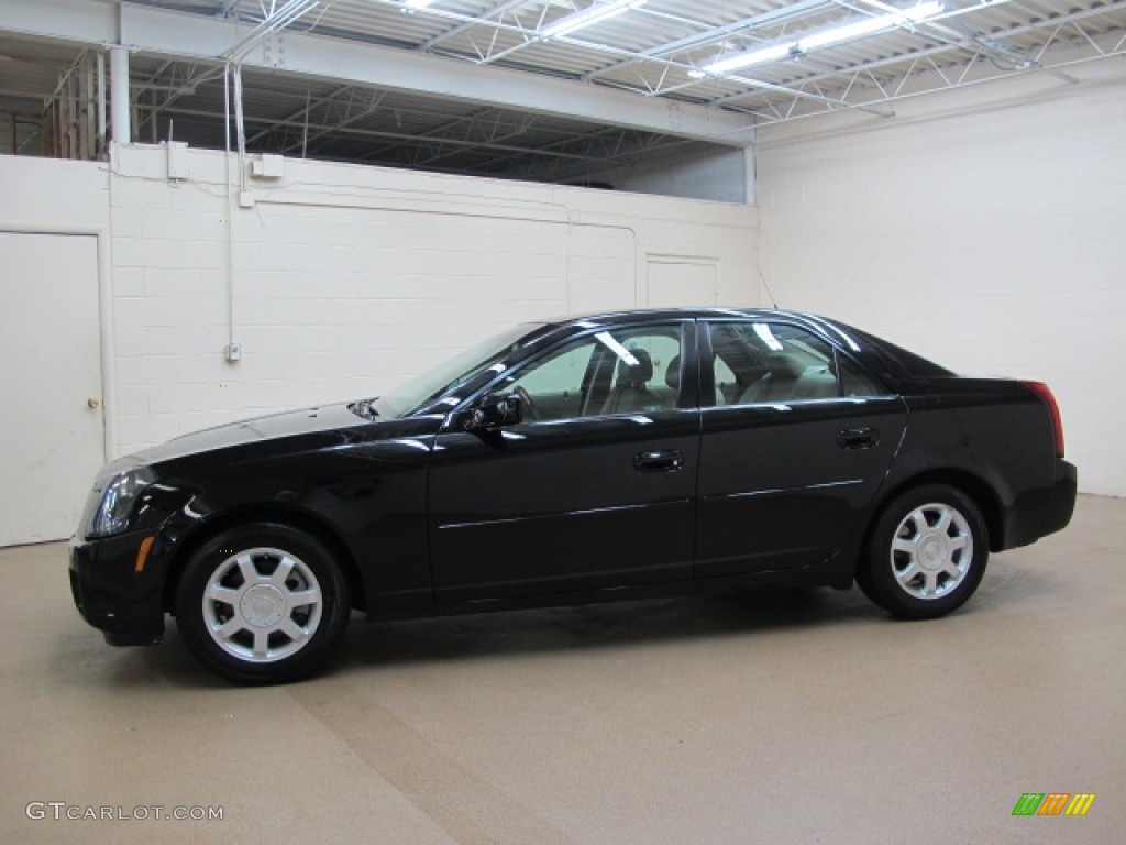 2003 CTS Sedan - Sable Black / Light Neutral photo #4