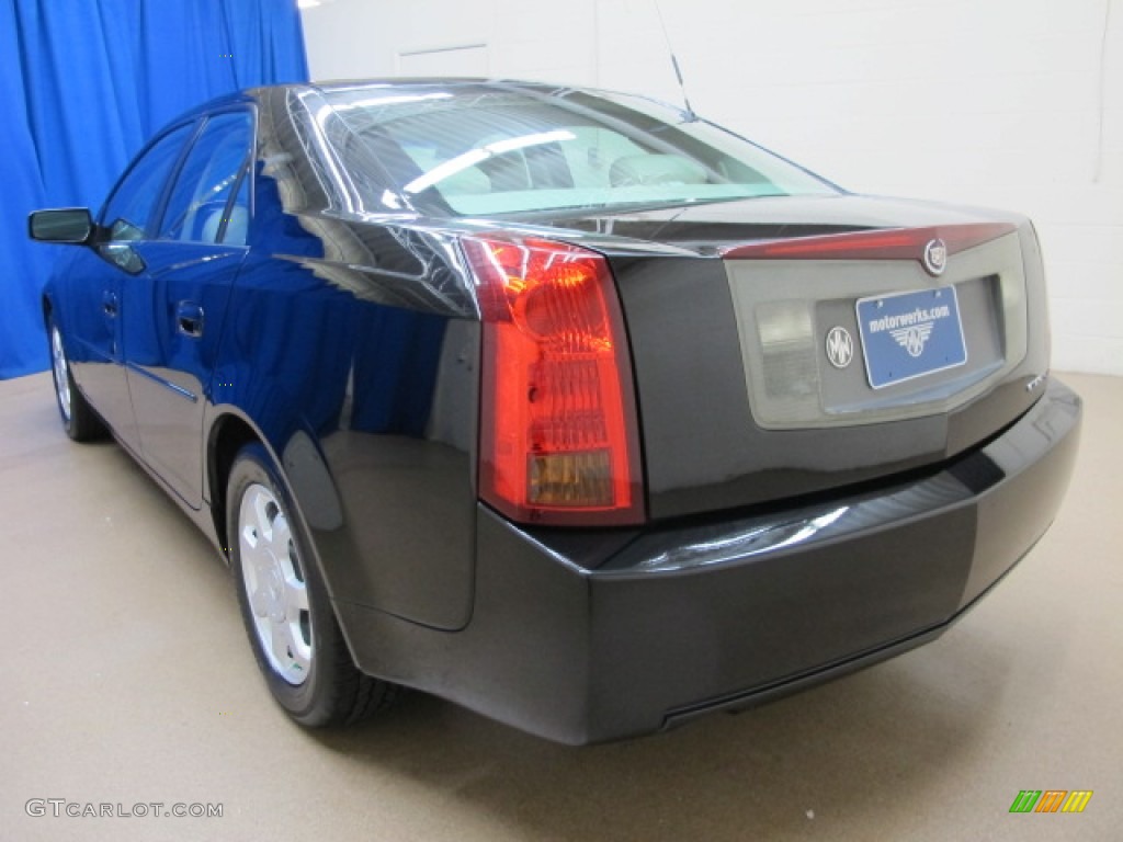 2003 CTS Sedan - Sable Black / Light Neutral photo #6