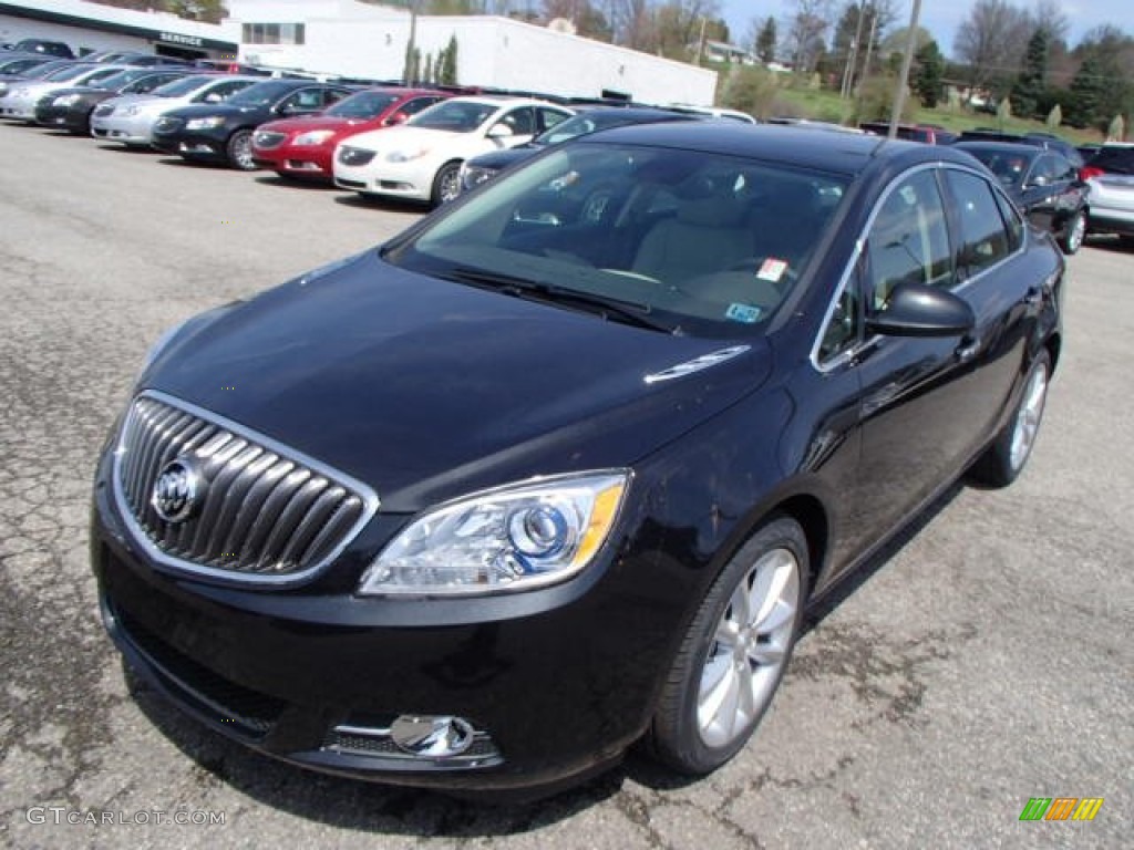 Carbon Black Metallic 2013 Buick Verano FWD Exterior Photo #80325722