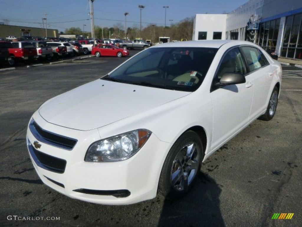 Summit White 2010 Chevrolet Malibu LS Sedan Exterior Photo #80326655