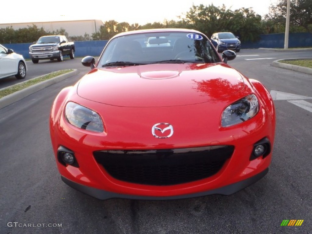 2013 MX-5 Miata Club Hard Top Roadster - True Red / Black photo #2