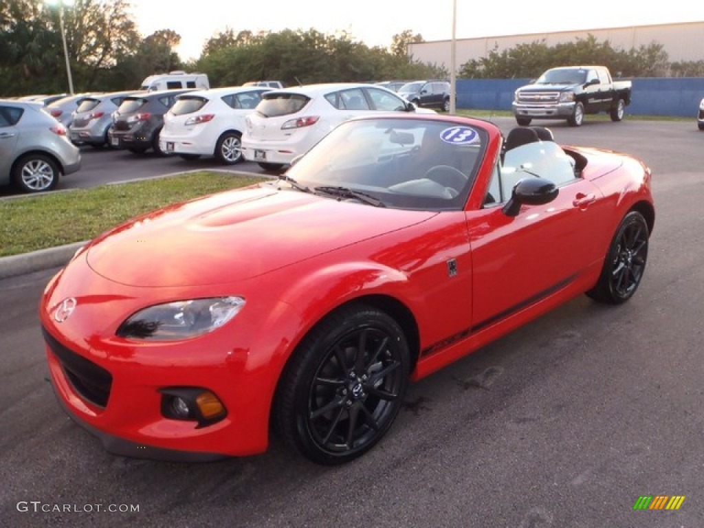 True Red 2013 Mazda MX-5 Miata Club Hard Top Roadster Exterior Photo #80329333
