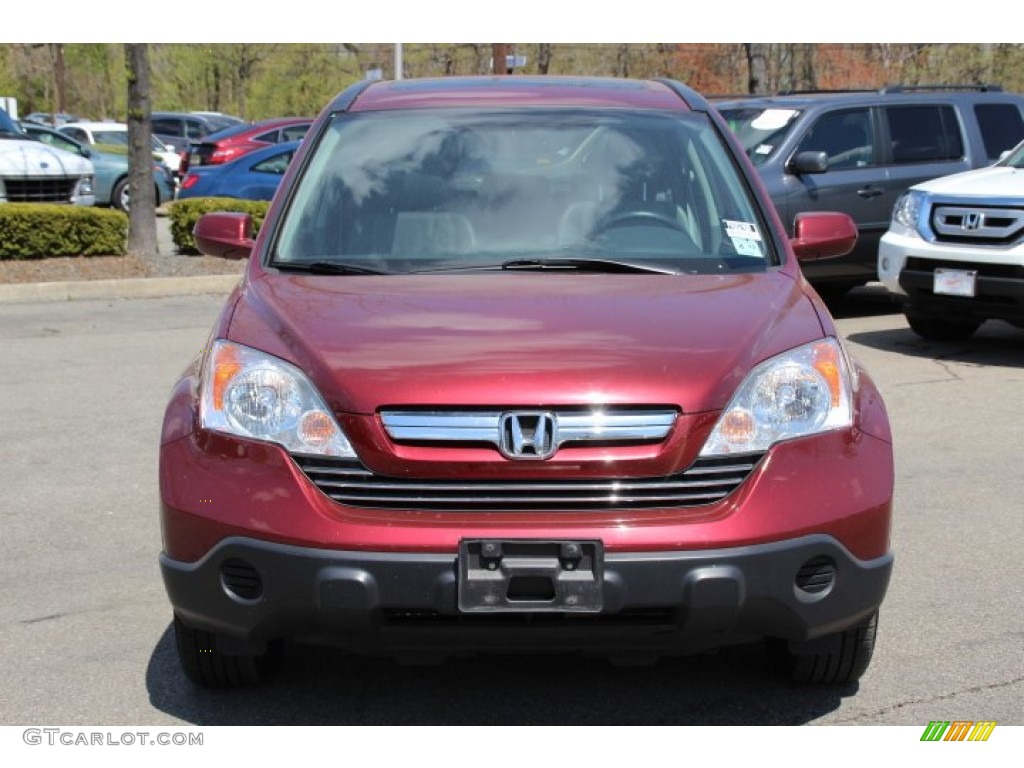 2008 CR-V EX-L - Tango Red Pearl / Gray photo #2