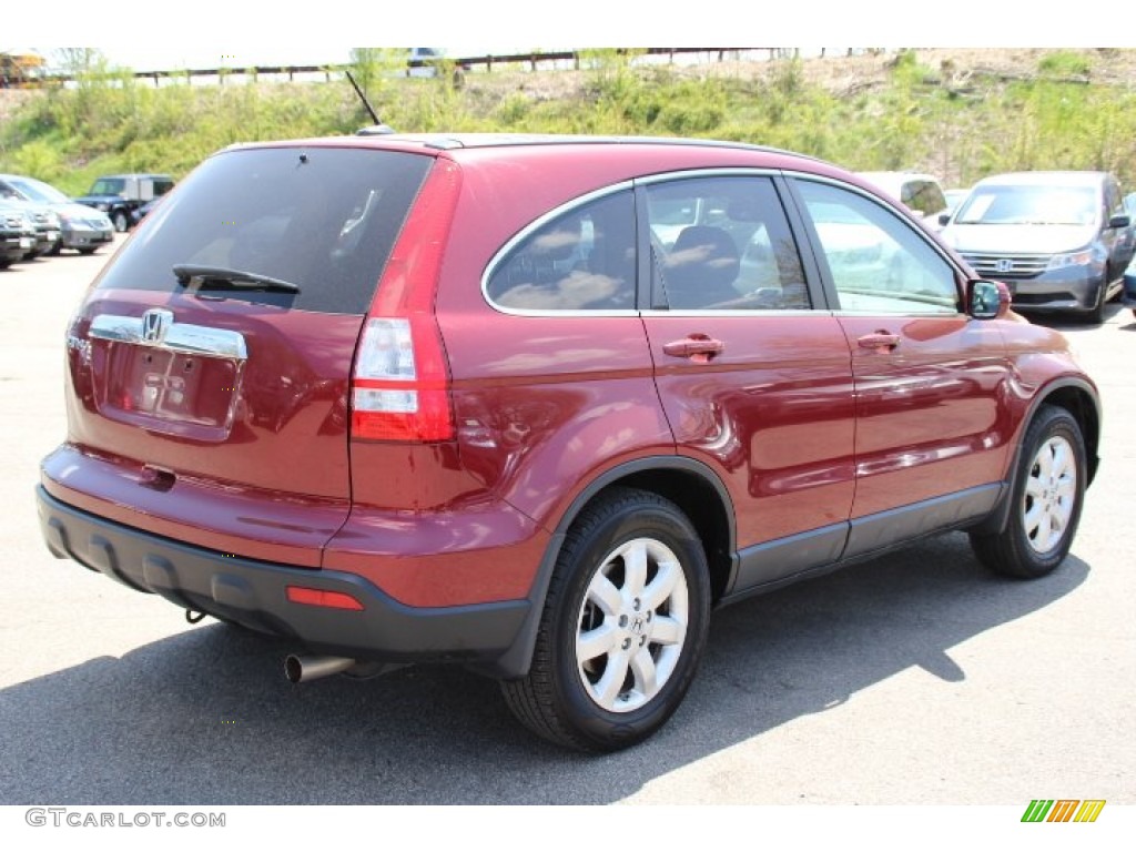 2008 CR-V EX-L - Tango Red Pearl / Gray photo #5