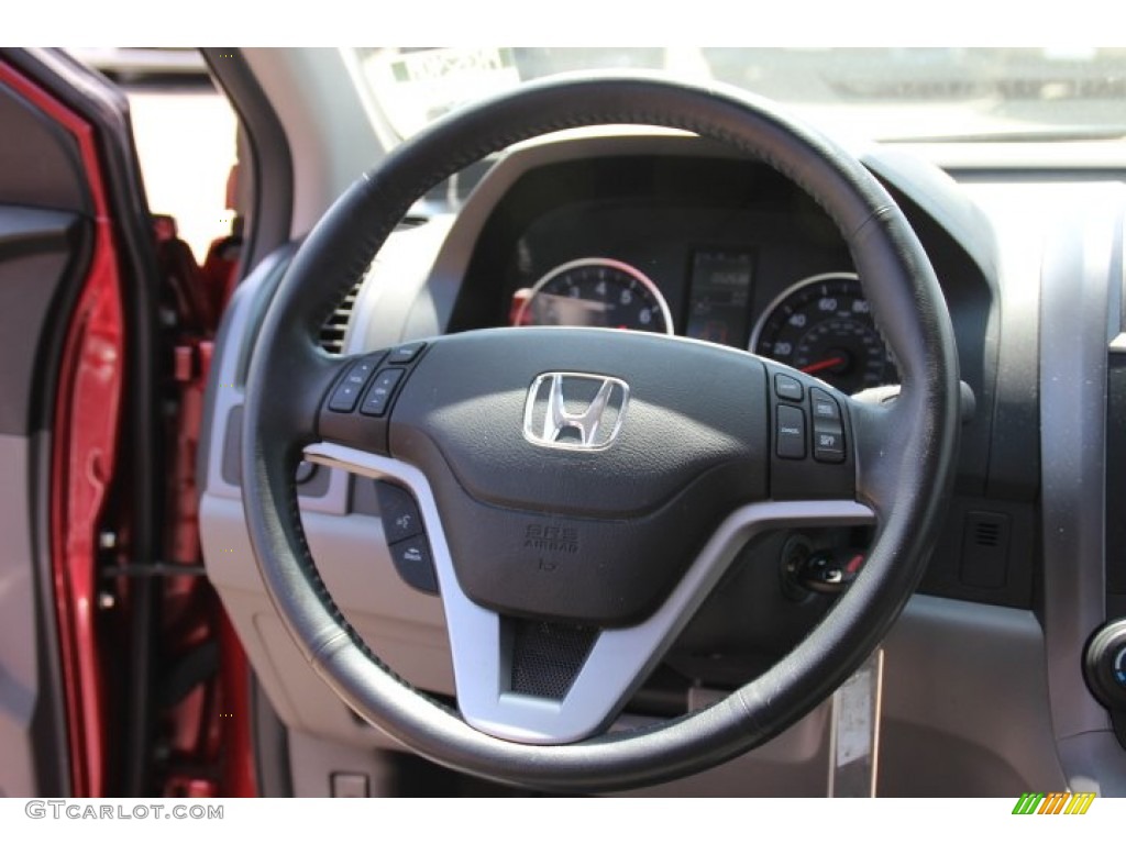 2008 Honda CR-V EX-L Gray Steering Wheel Photo #80330003