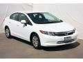 Taffeta White - Civic LX Sedan Photo No. 6